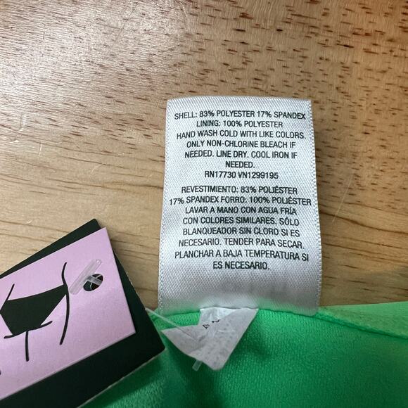 Wild Fable Women's Green Beaded Side-Tie Cheeky Bikini Bottom - Size XS - NWT - Picture 8 of 8